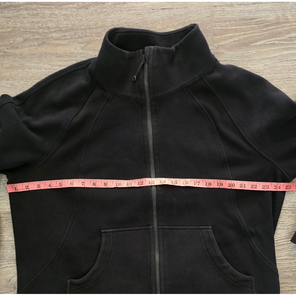 Lululemon Jacket XL/XXL Black Full Zip Relaxed Fit Mock Neck Womens Activewear - Picture 4 of 9